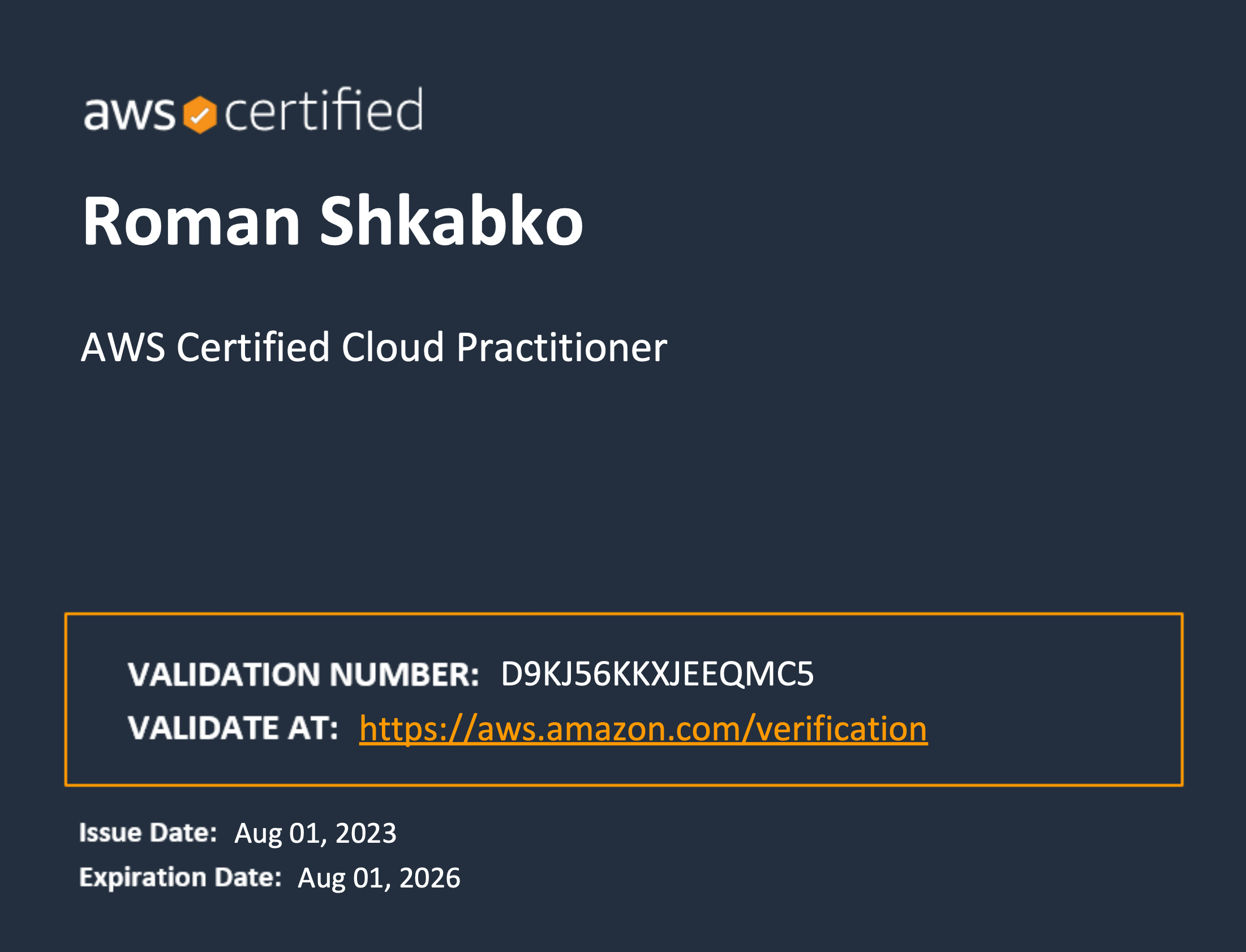 AWS Developer